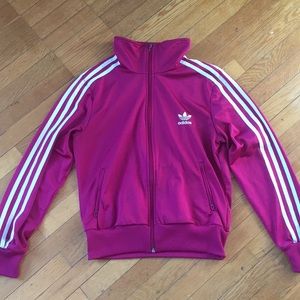 Authentic maroon Adidas zip up!!